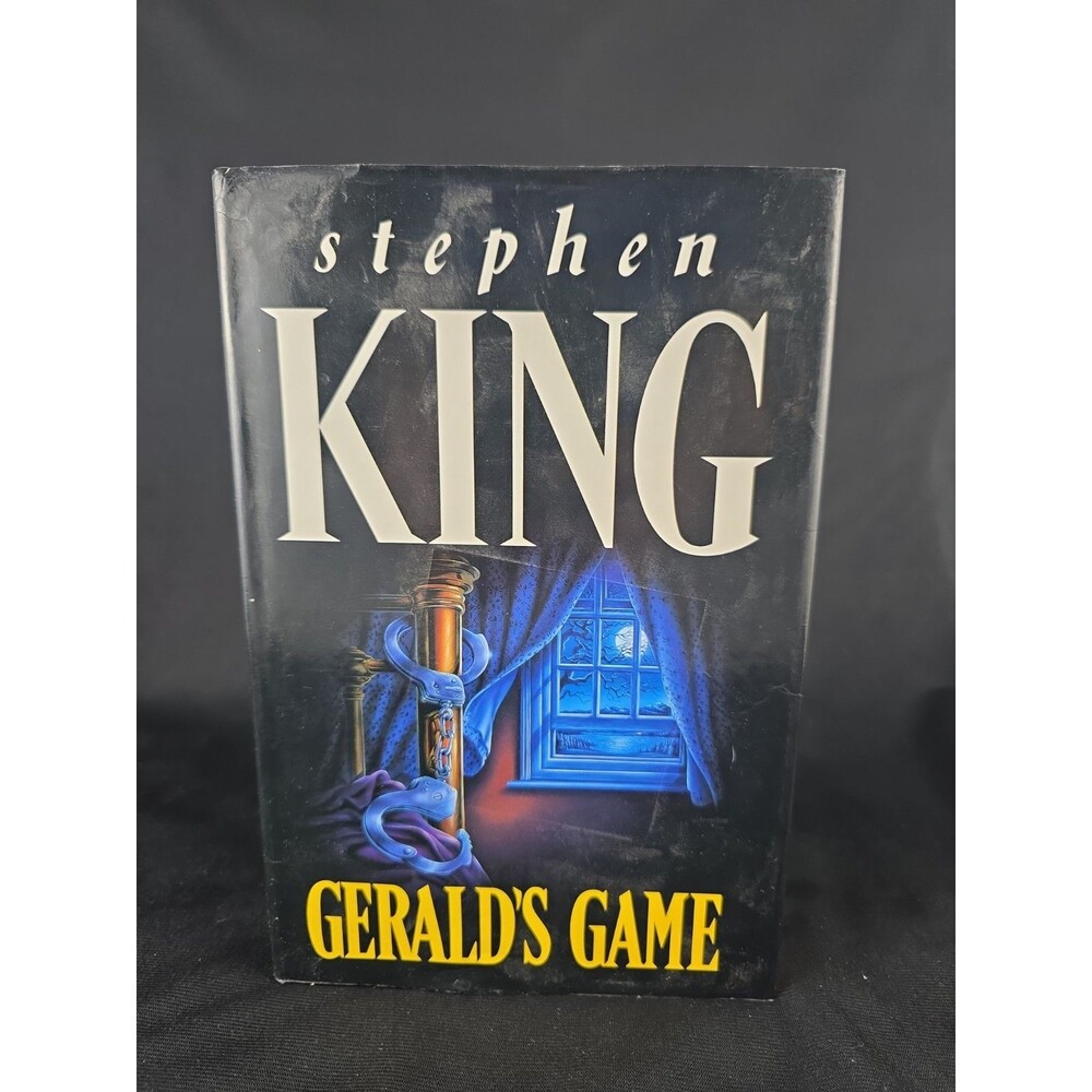 Stephen King Gerald's Game Book UK FIRST EDITION Hardcover With Dust Jacket